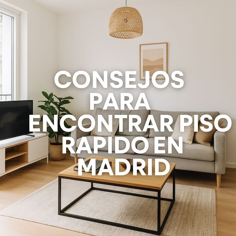 Consejos para encontrar piso rápido en Madrid